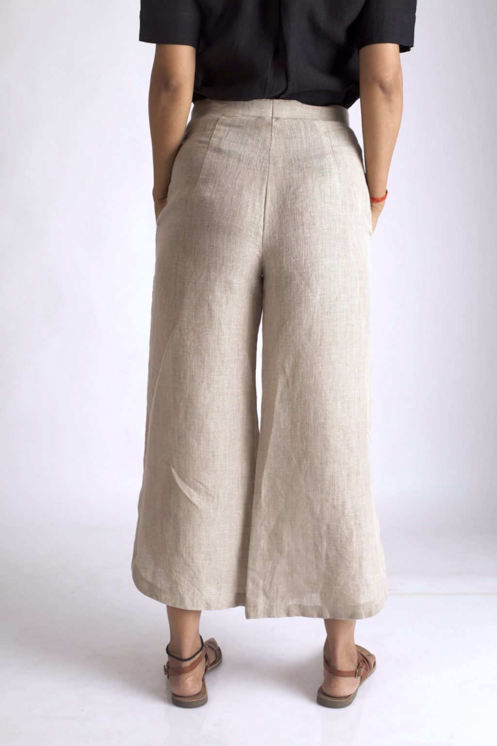 Beige Linen Pants – Ambrosia-india